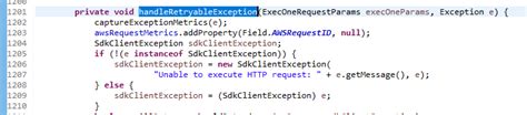 apiCallAttemptTimeout (Duration. . Sdkclientexception unable to execute http request